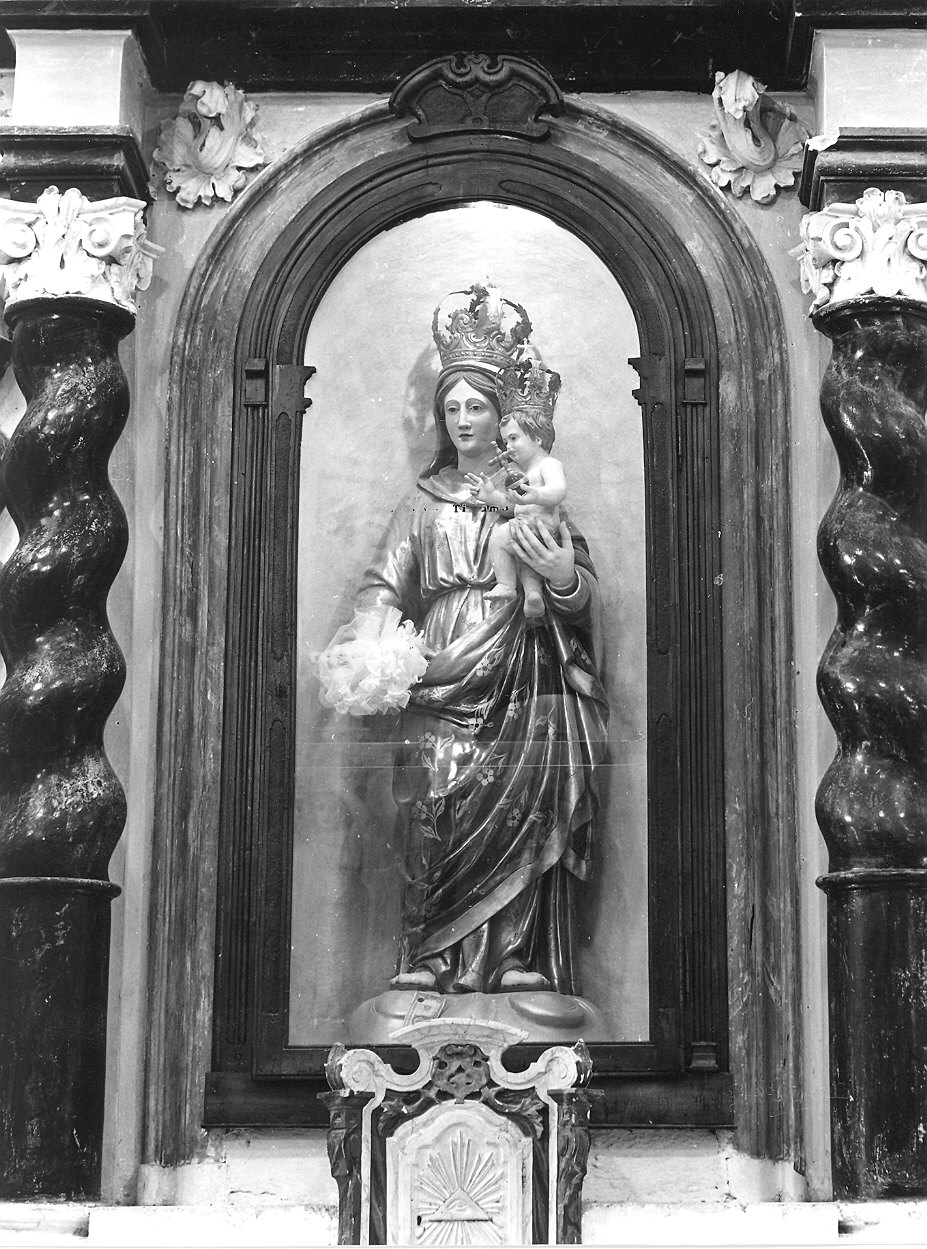 Madonna con Bambino (statua) - ambito piacentino (fine sec. XIX)