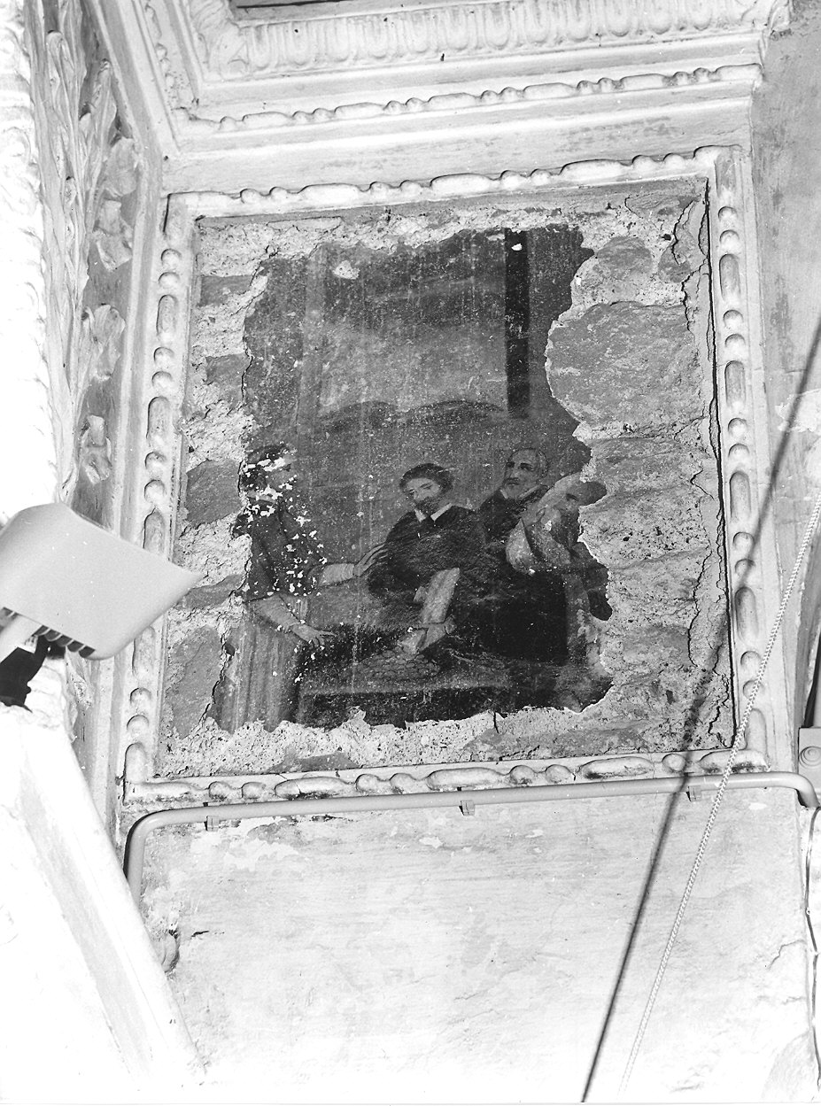 Carlo Borrromeo consegna ai poveri i proventi del Principato d'Oria (dipinto) - ambito piacentino (prima metà sec. XVII)