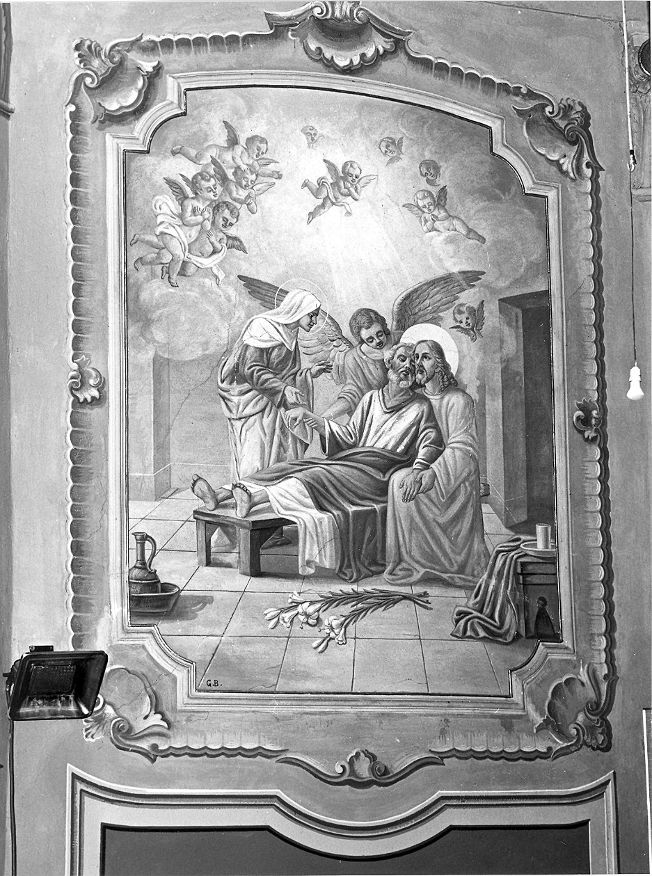 morte di San Giuseppe (dipinto) di Botti Giuseppe (sec. XX)