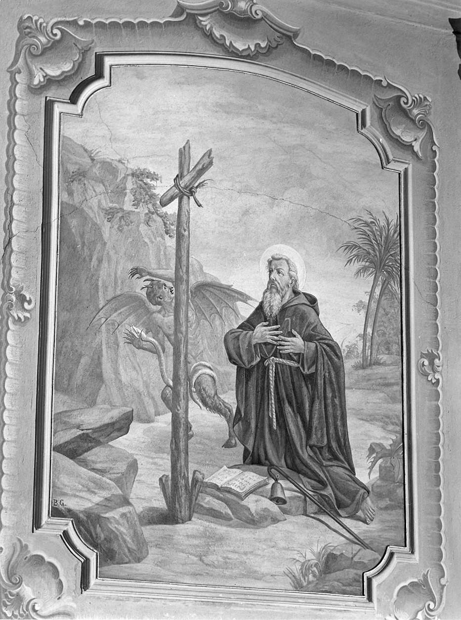 tentazioni di Sant'Antonio Abate (dipinto) di Botti Giuseppe (sec. XX)