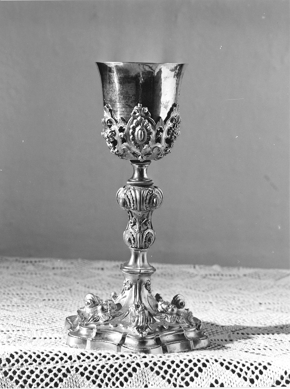 calice - ambito emiliano (seconda metà sec. XIX)