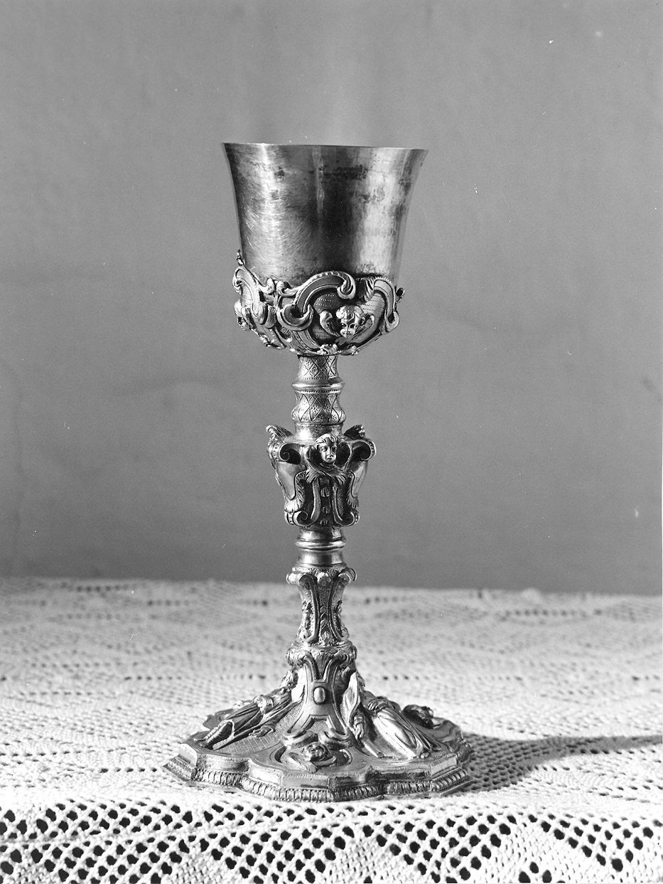 calice - ambito emiliano (prima metà sec. XX)