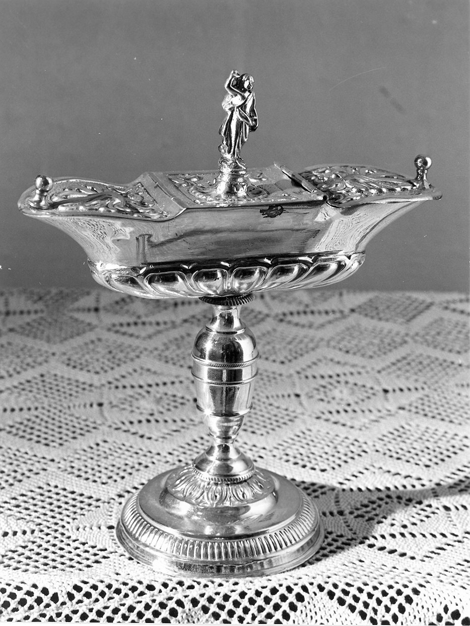 navicella portaincenso - a lucerna - ambito emiliano (sec. XIX)