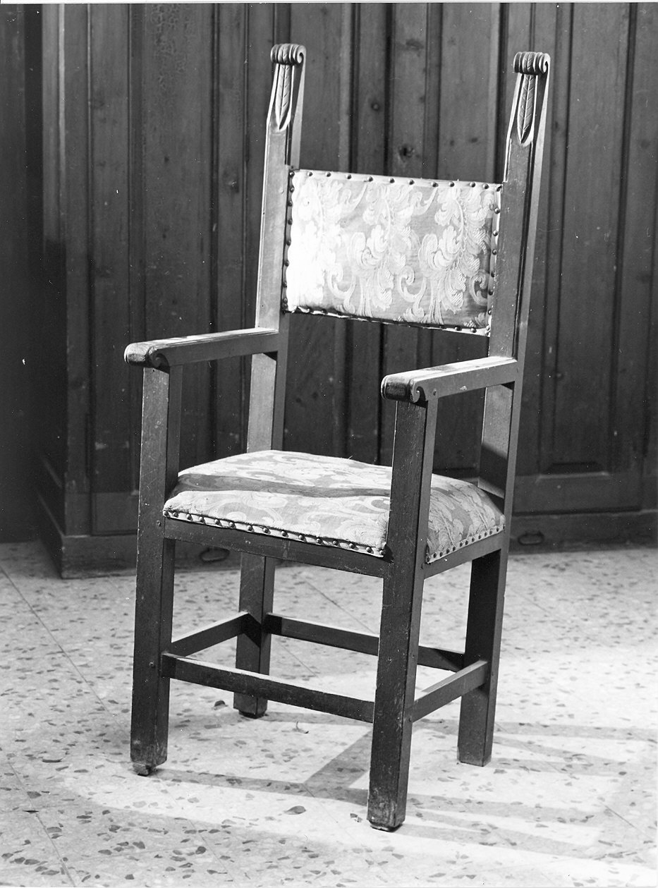 sedia - ambito emiliano (prima metà sec. XIX)