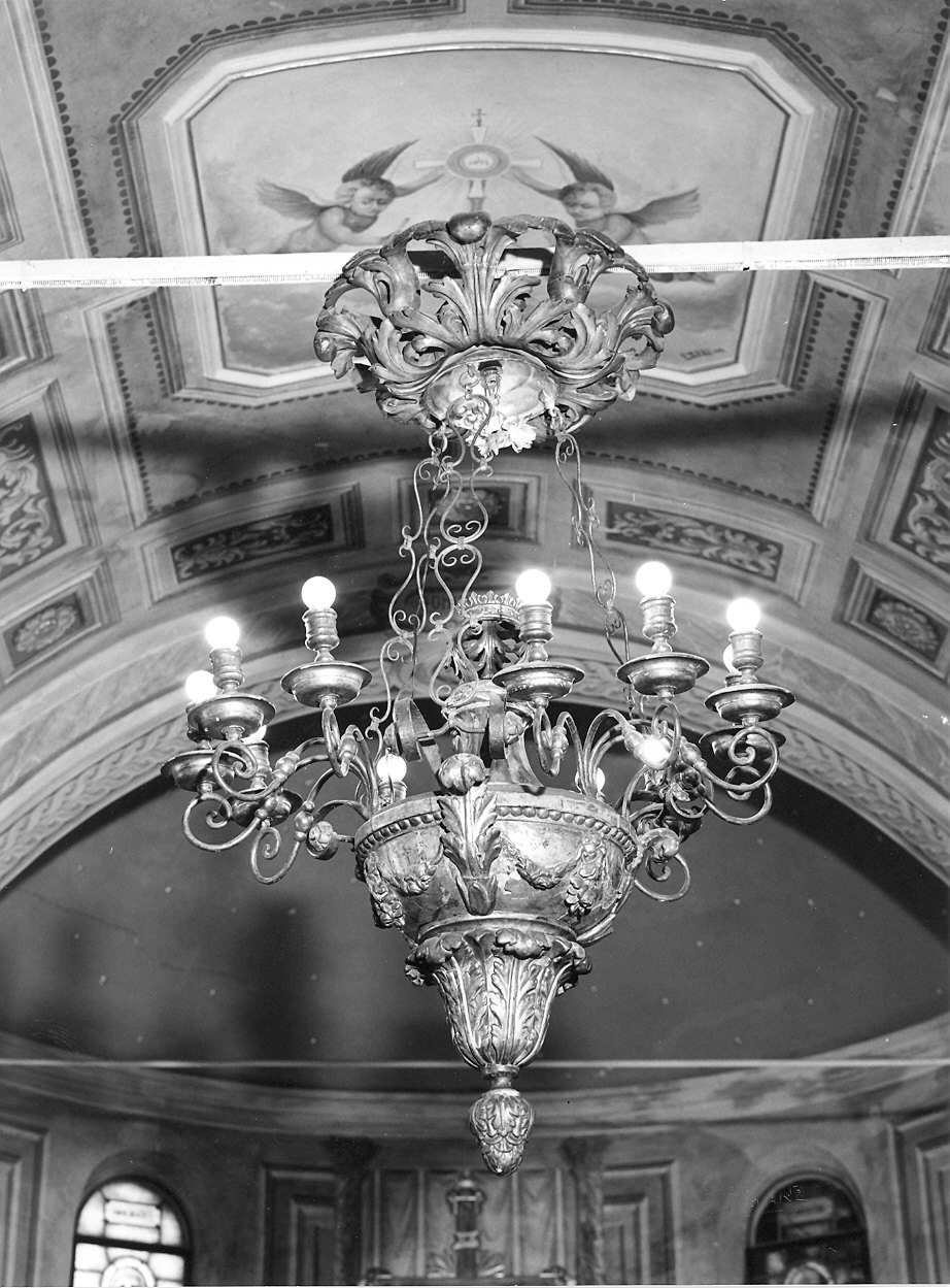 lampadario - ambito piacentino (sec. XIX)