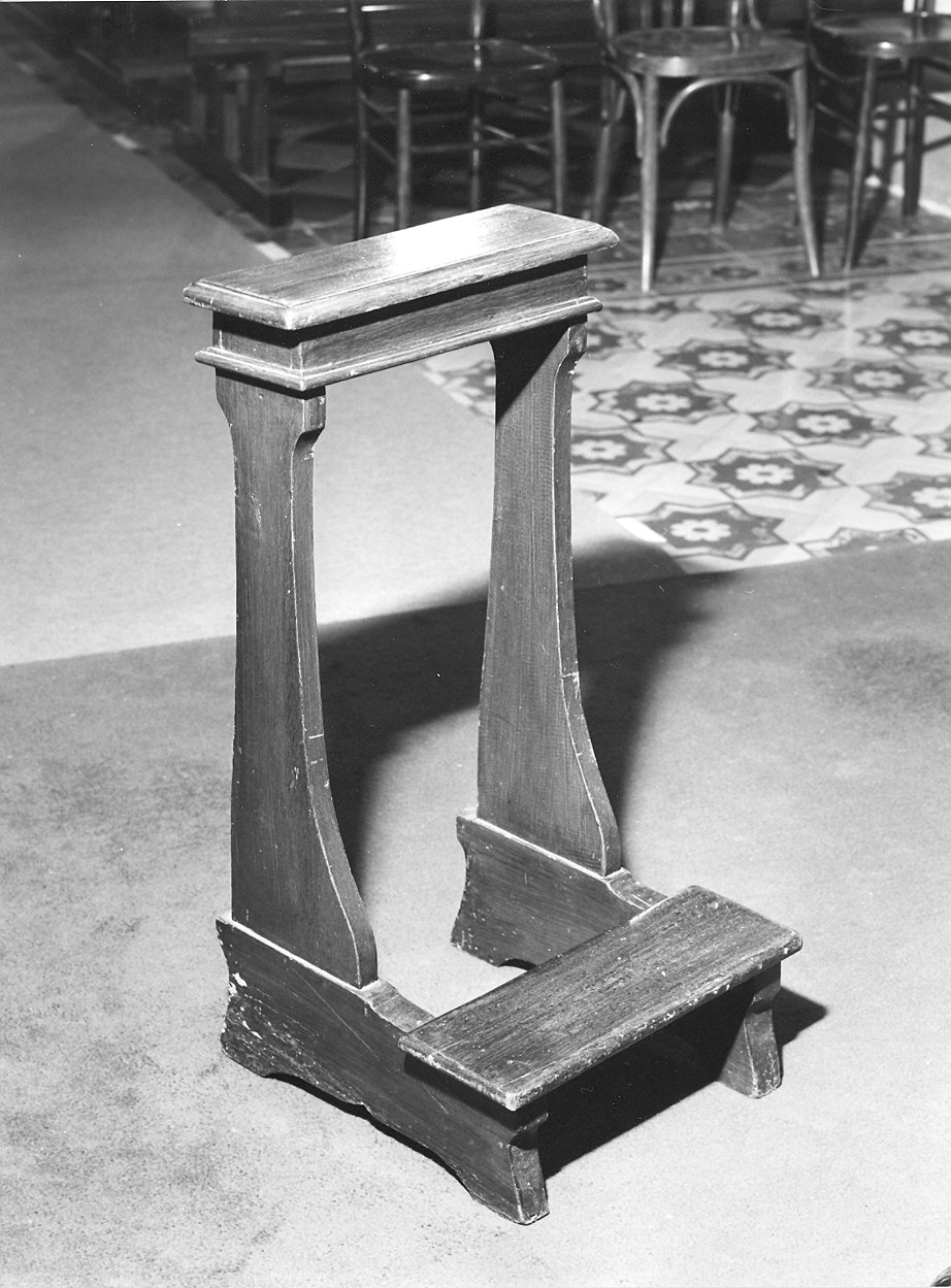 inginocchiatoio - ambito piacentino (sec. XIX)