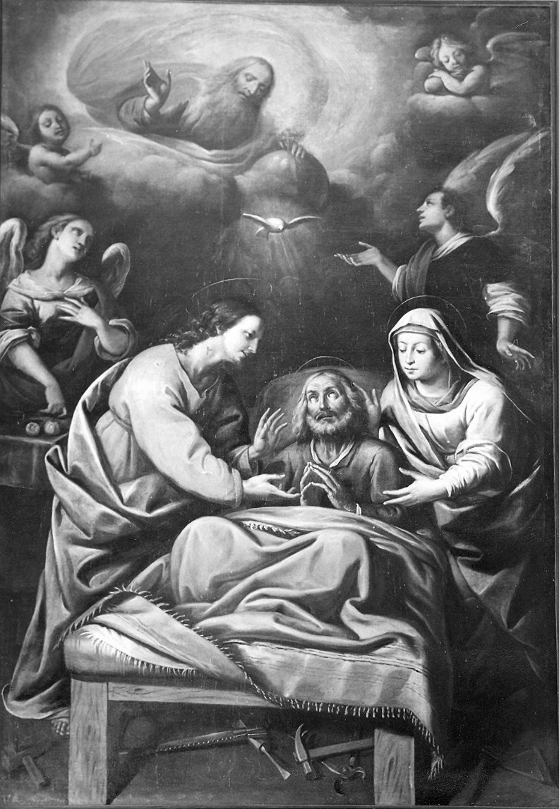 morte di San Giuseppe (dipinto) - ambito lombardo (prima metà sec. XVII)