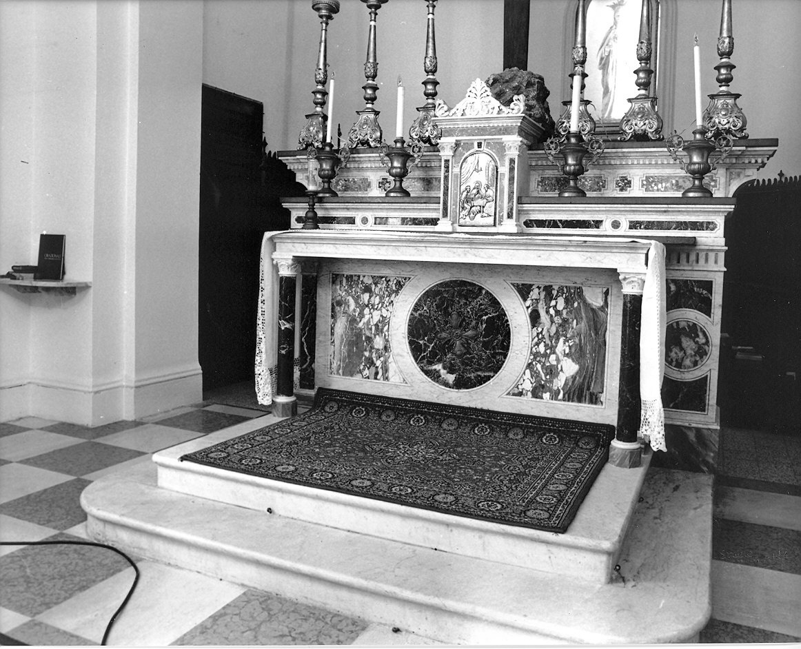 altare maggiore - ambito emiliano (prima metà sec. XX)