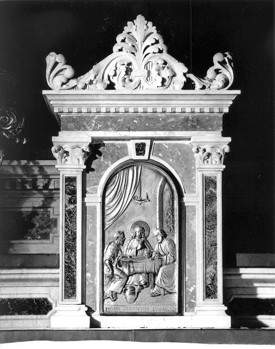 sportello di tabernacolo - produzione emiliana (prima metà sec. XX)