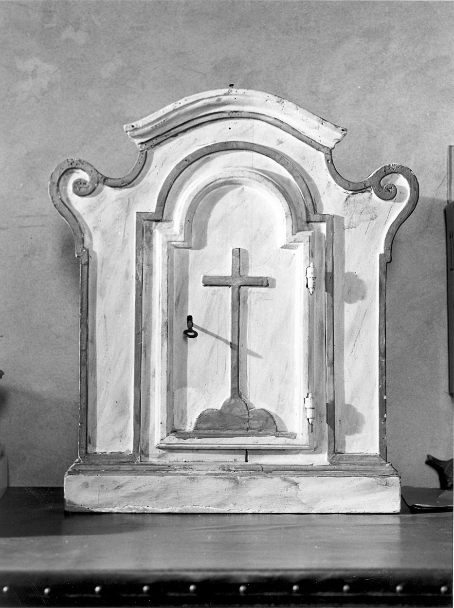 tabernacolo - ambito emiliano (prima metà sec. XVIII)