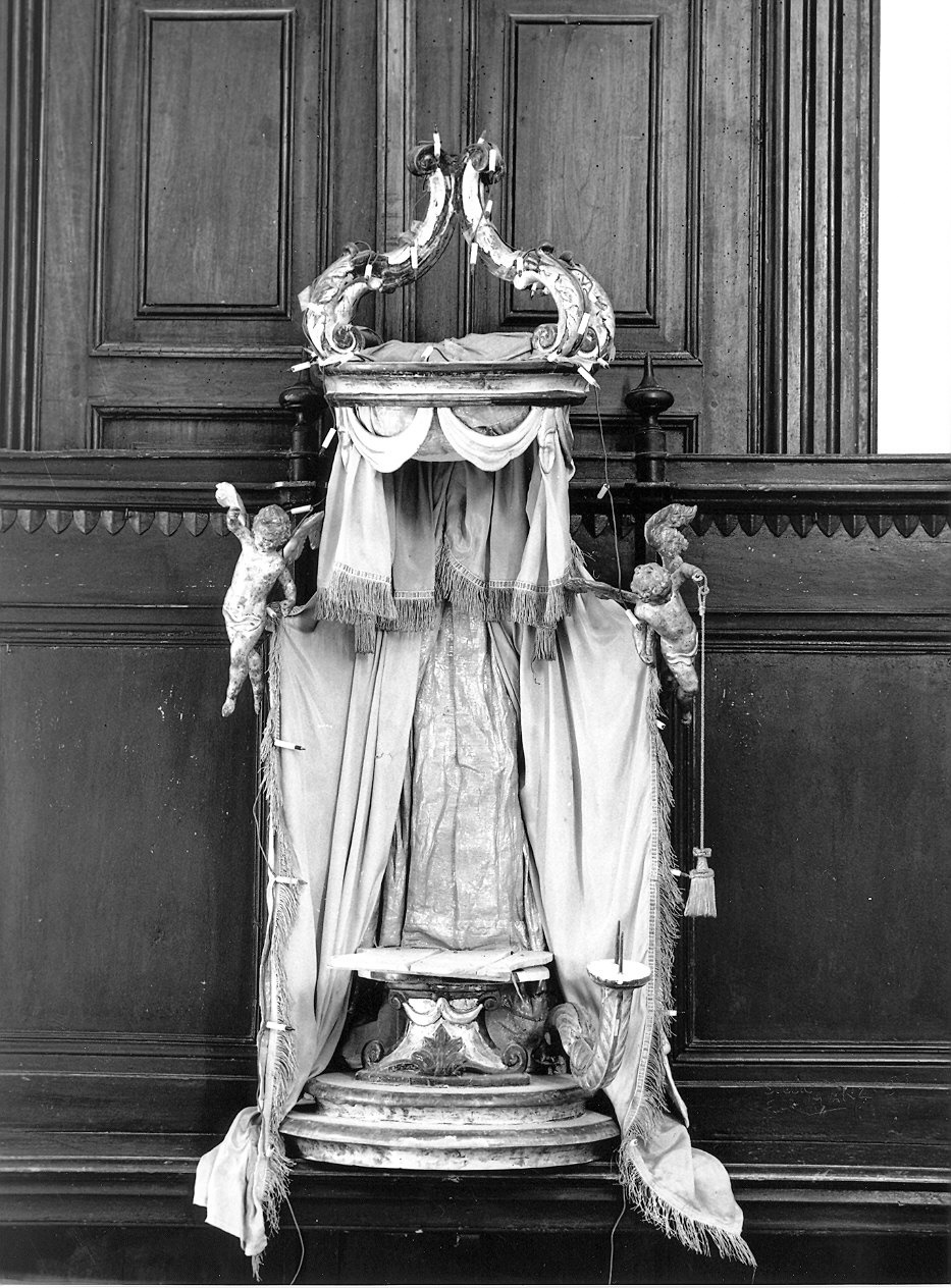 tronetto per esposizione eucaristica - ambito emiliano (prima metà sec. XVIII)