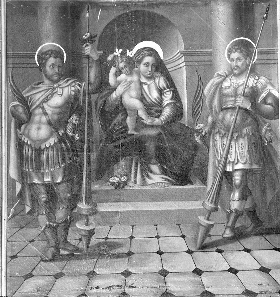 Madonna col Bambino e i Santi Nabore e Felice (dipinto) - ambito emiliano (sec. XIX)