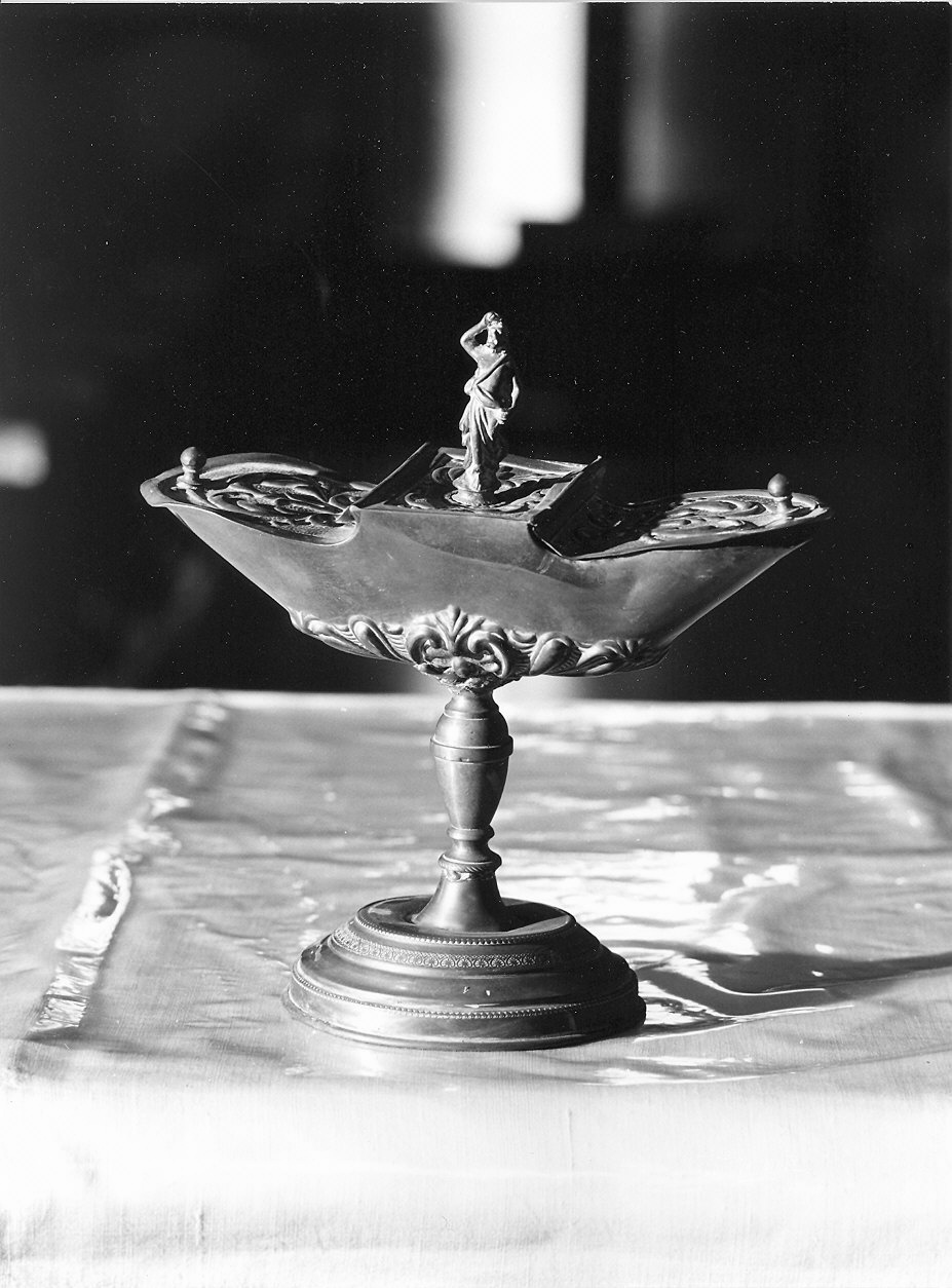 navicella portaincenso - a lucerna - ambito emiliano (sec. XIX)