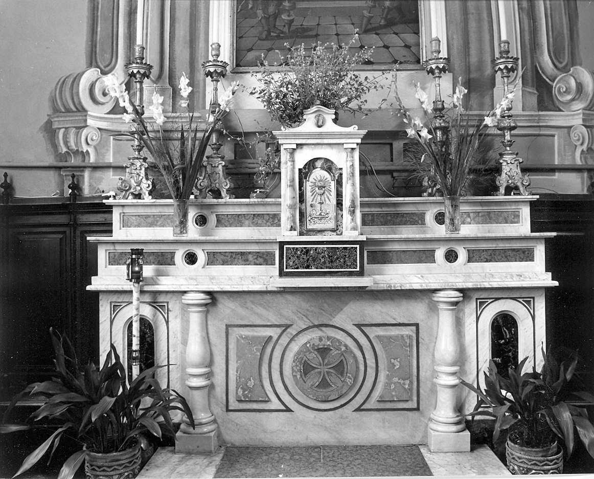 altare maggiore - ambito emiliano (sec. XIX)