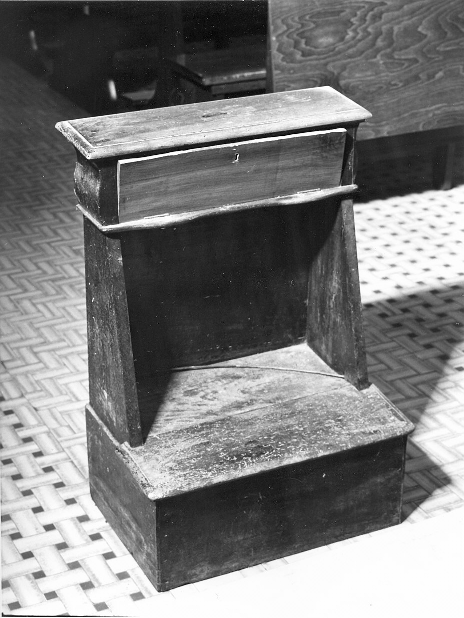 inginocchiatoio - ambito emiliano (sec. XIX)