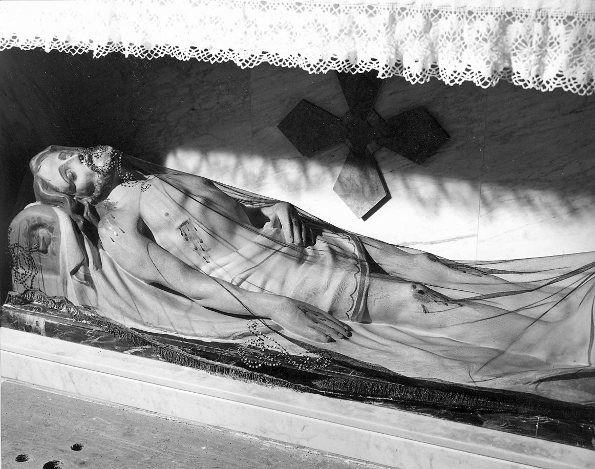 Cristo morto (statua) - ambito emiliano (sec. XIX)