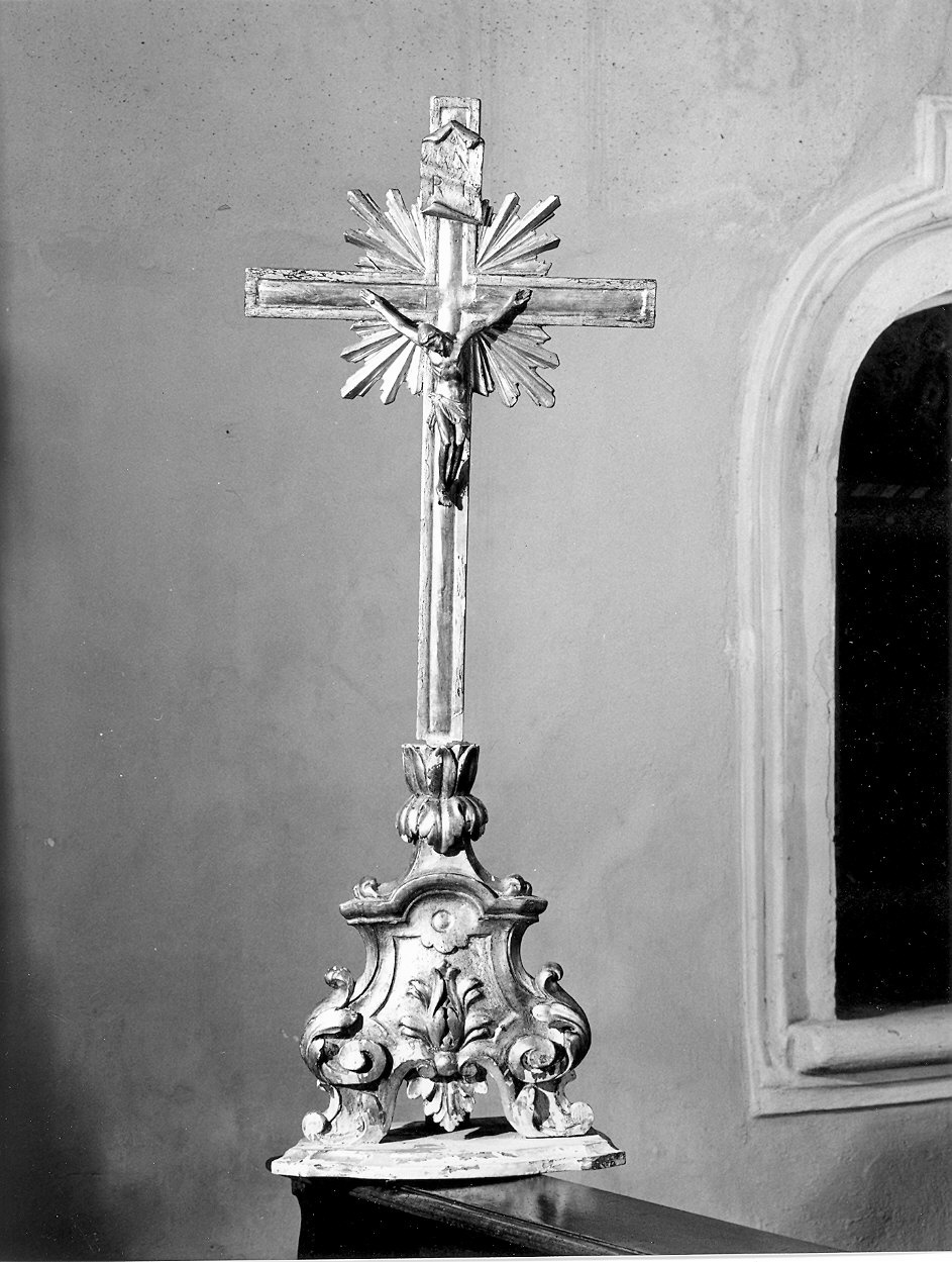 croce d'altare - ambito emiliano (prima metà sec. XVIII)