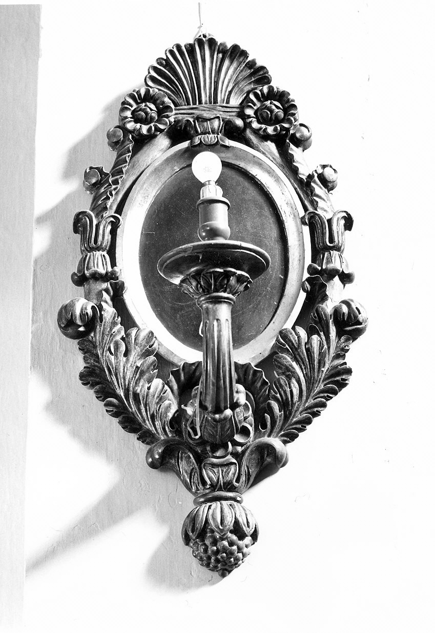 candeliere da parete, serie - ambito emiliano (seconda metà sec. XVII)