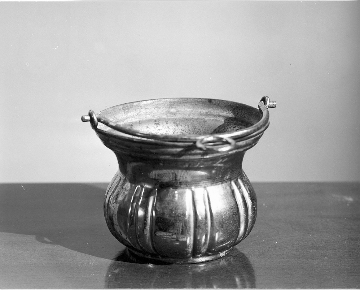 secchiello per l'acqua benedetta - ambito piacentino (sec. XIX)