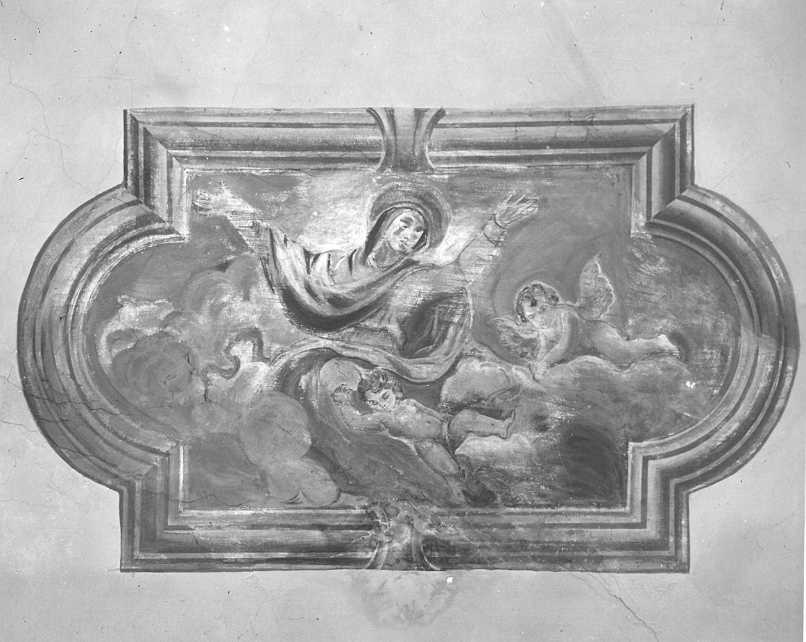 assunzione della Madonna (dipinto) di Sidoli Plinio (primo quarto sec. XX)