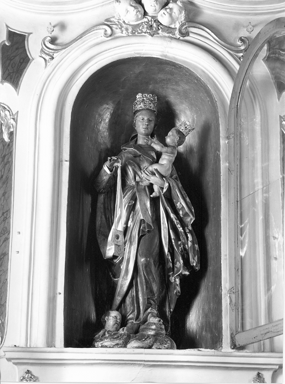 Madonna con Bambino (statua) - ambito emiliano (prima metà sec. XVIII)