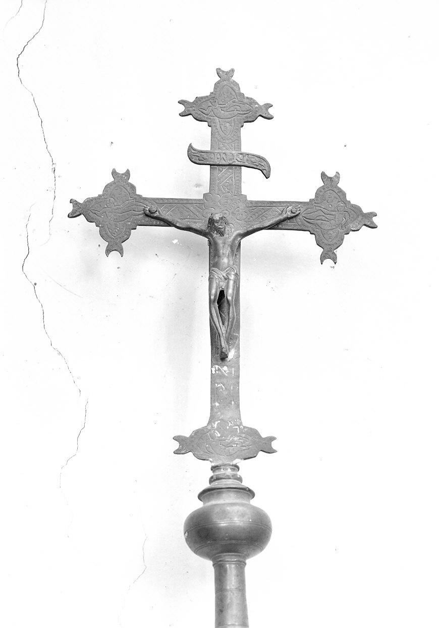 croce processionale - ambito emiliano (sec. XVIII)