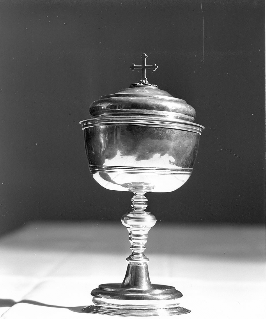 pisside - ambito emiliano (fine/inizio secc. XVIII/ XIX)