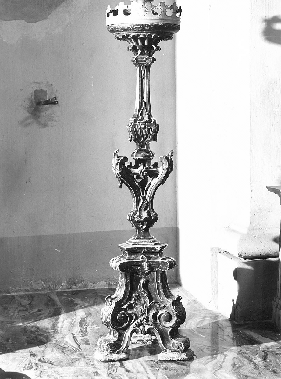 candelabro - ambito piacentino (sec. XVIII)