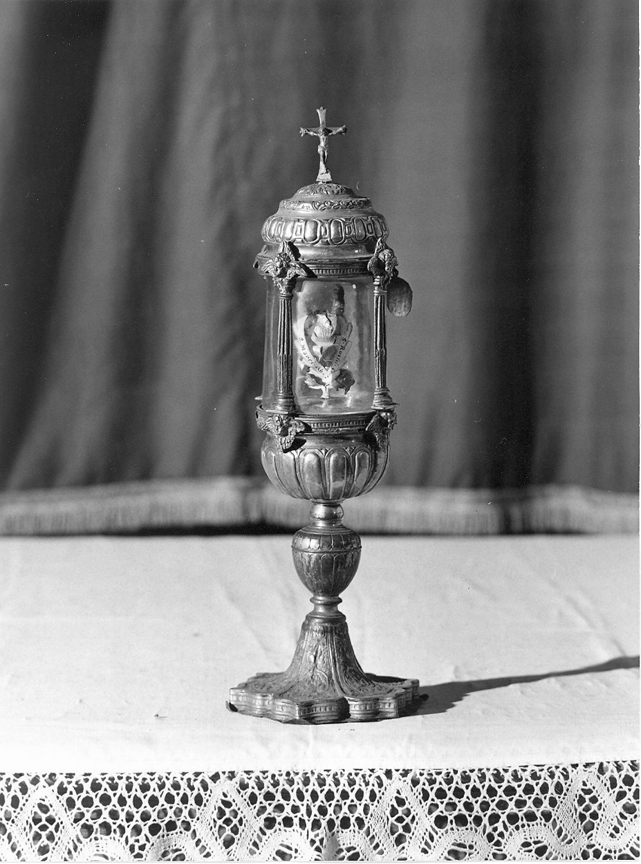 reliquiario - ambito piacentino (sec. XVII)