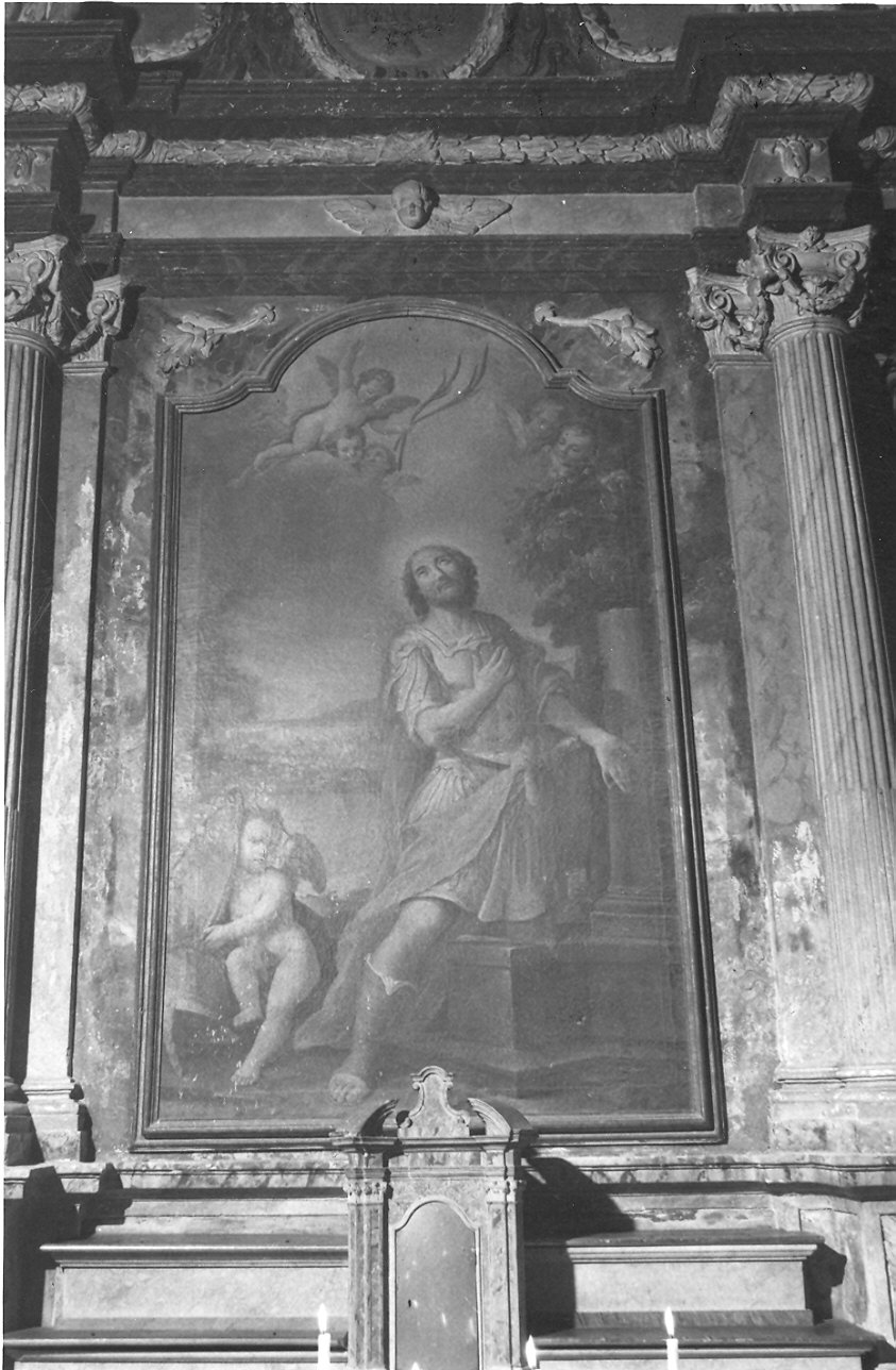 San Fermo (dipinto) di Ferrari Pietro Melchiorre (attribuito) (sec. XVIII)