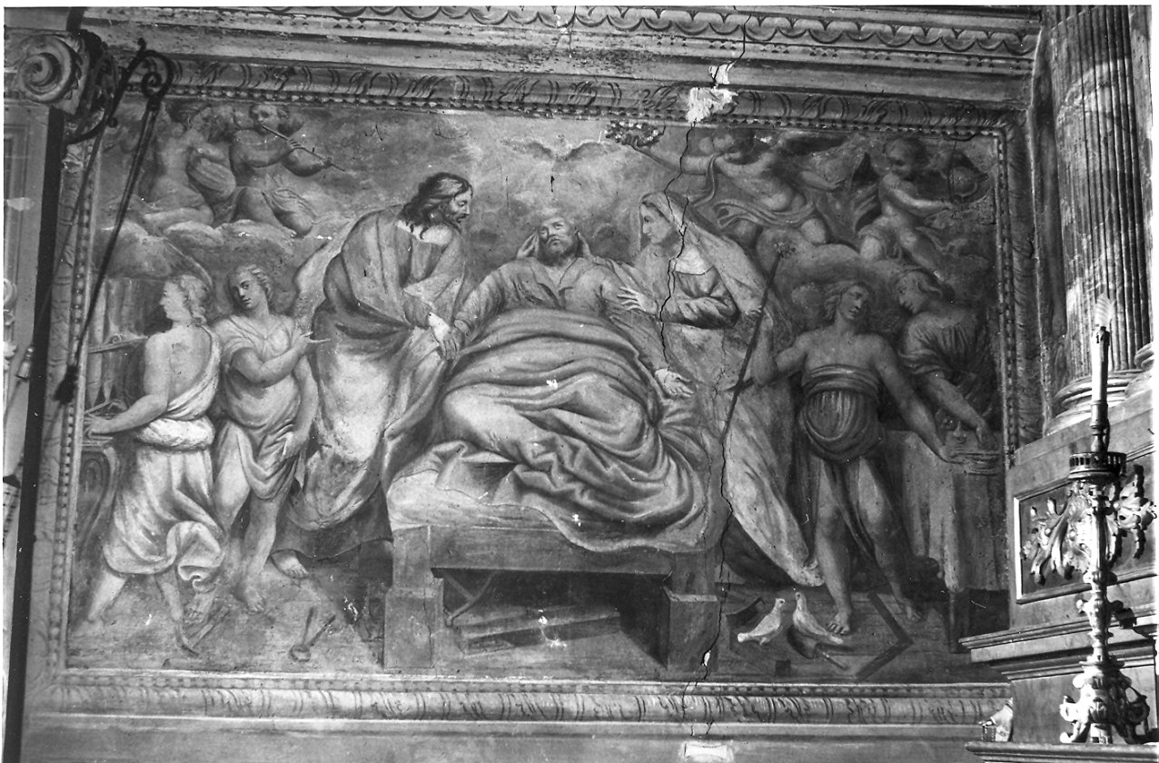 morte di San Giuseppe (dipinto) di Conti Giovanni Maria detto Della Camera (sec. XVII)