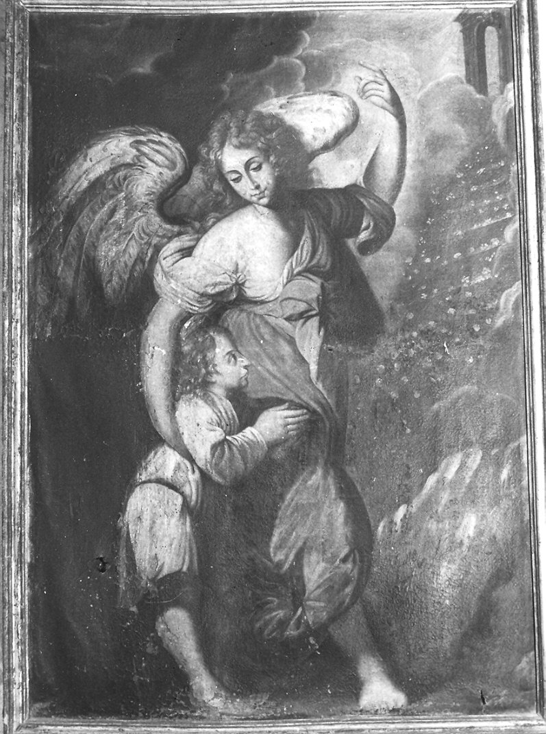 angelo custode (dipinto) - ambito parmense (sec. XVII)