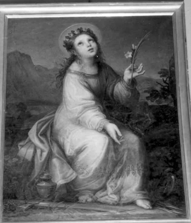 Santa Filomena (dipinto) di Borghesi Giovan Battista (prima metà sec. XVIII)