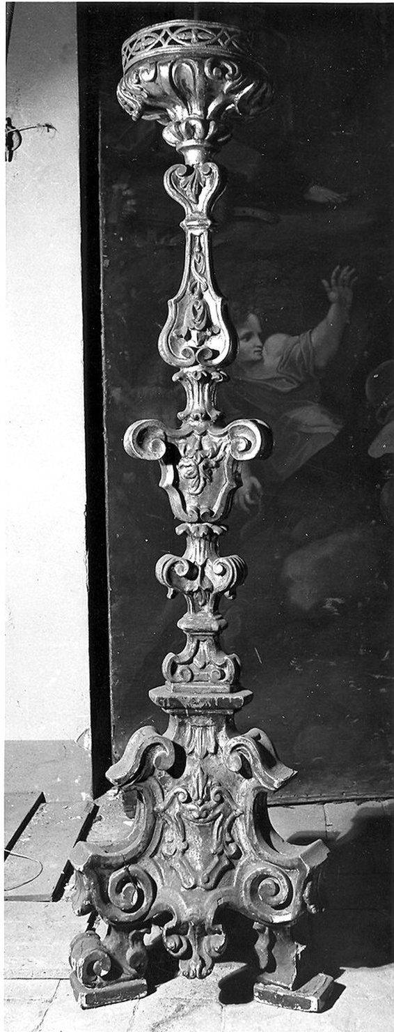 candeliere, serie - ambito parmense (seconda metà sec. XVII)