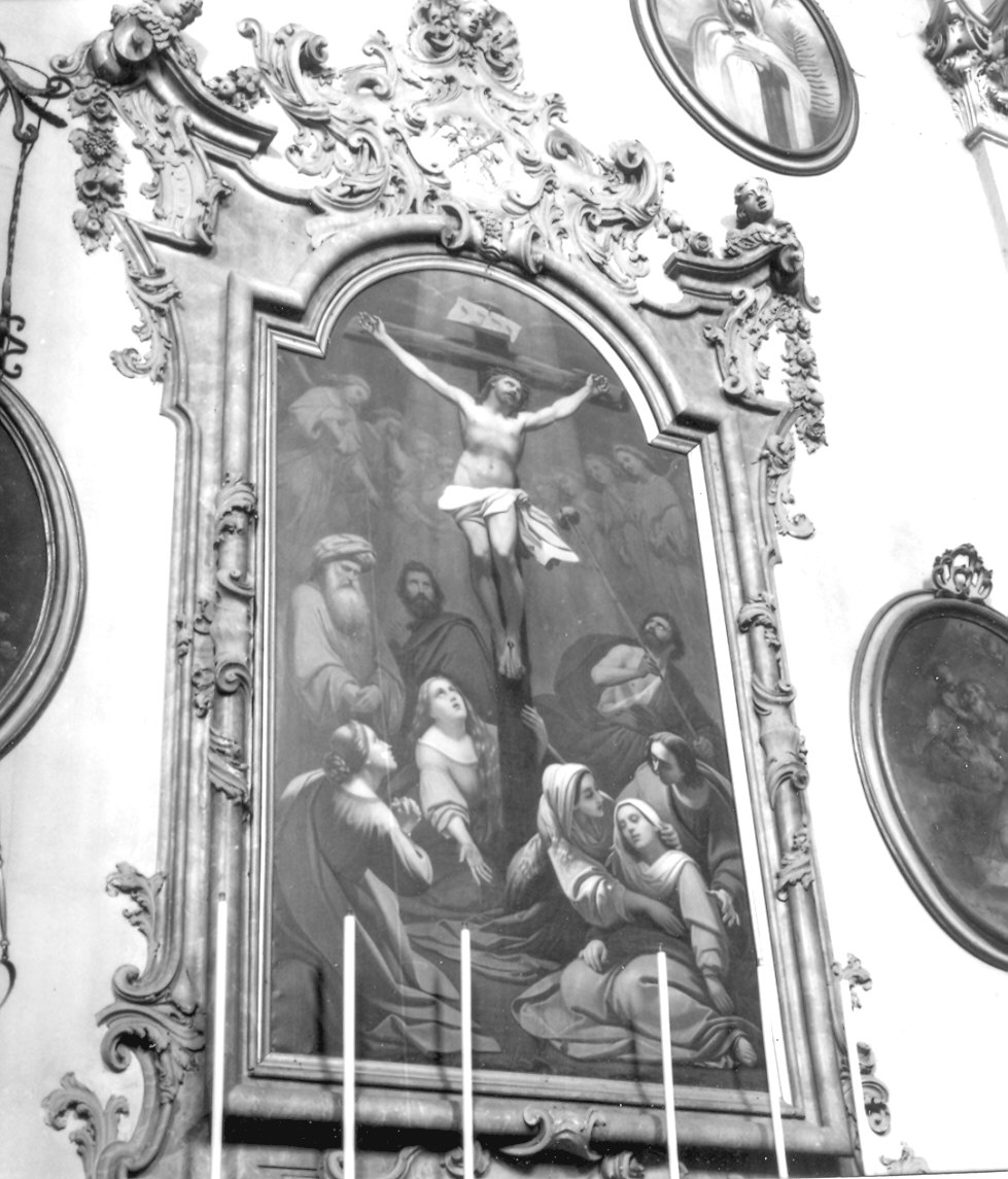 Cristo crocifisso (dipinto) di Gaibazzi Giovanni (sec. XIX)