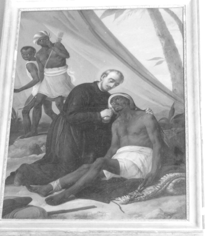 San Pietro Claver missionario (dipinto) di Borghesi Giovan Battista (prima metà sec. XIX)