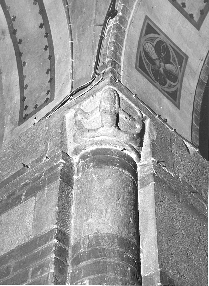 semicapitello, coppia - ambito parmense (inizio sec. XII)