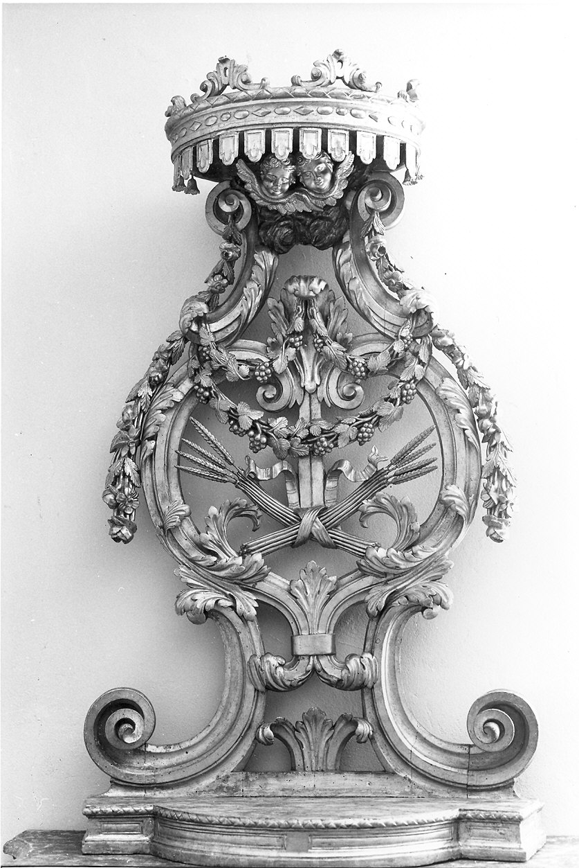 tronetto per esposizione eucaristica - ambito parmense (sec. XVIII)