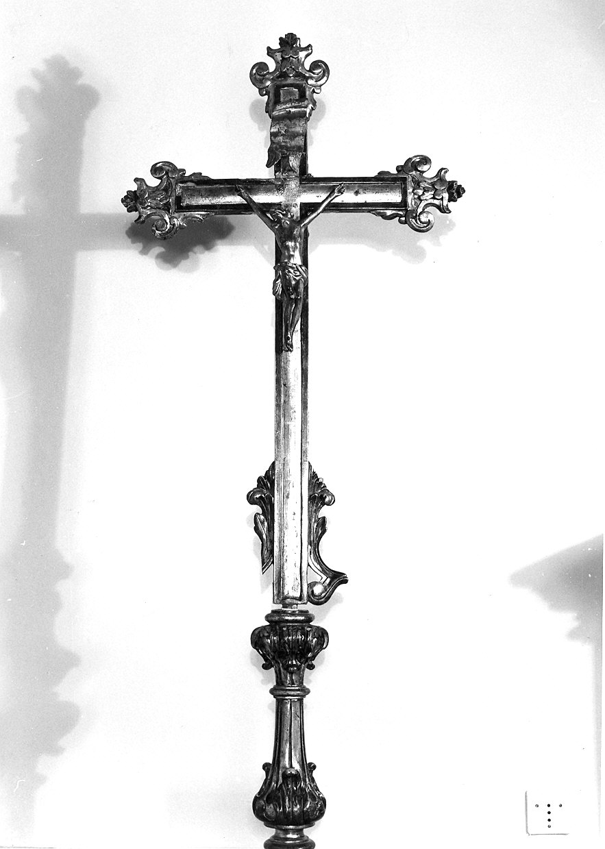 croce processionale - ambito parmense (sec. XVIII)