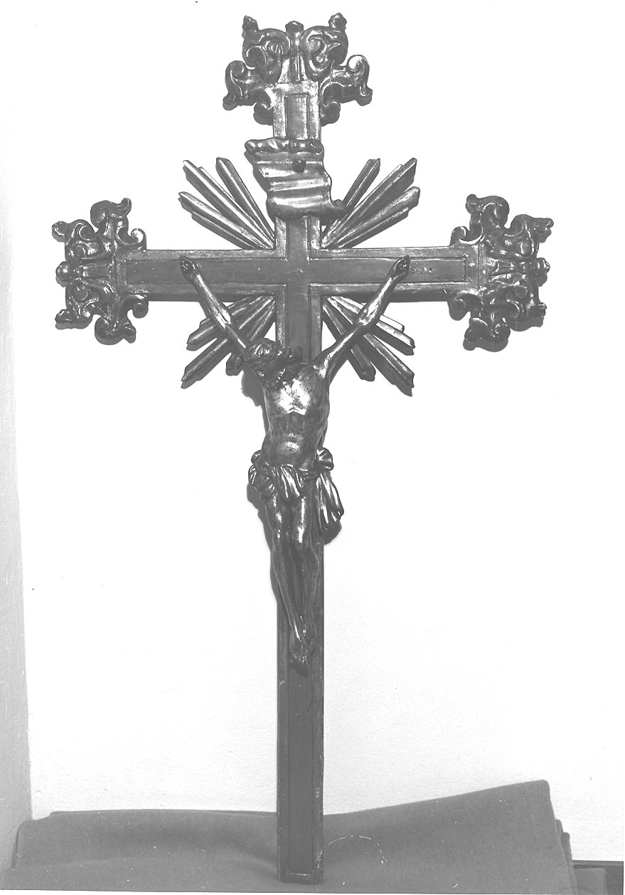 croce processionale - ambito parmense (sec. XVIII)