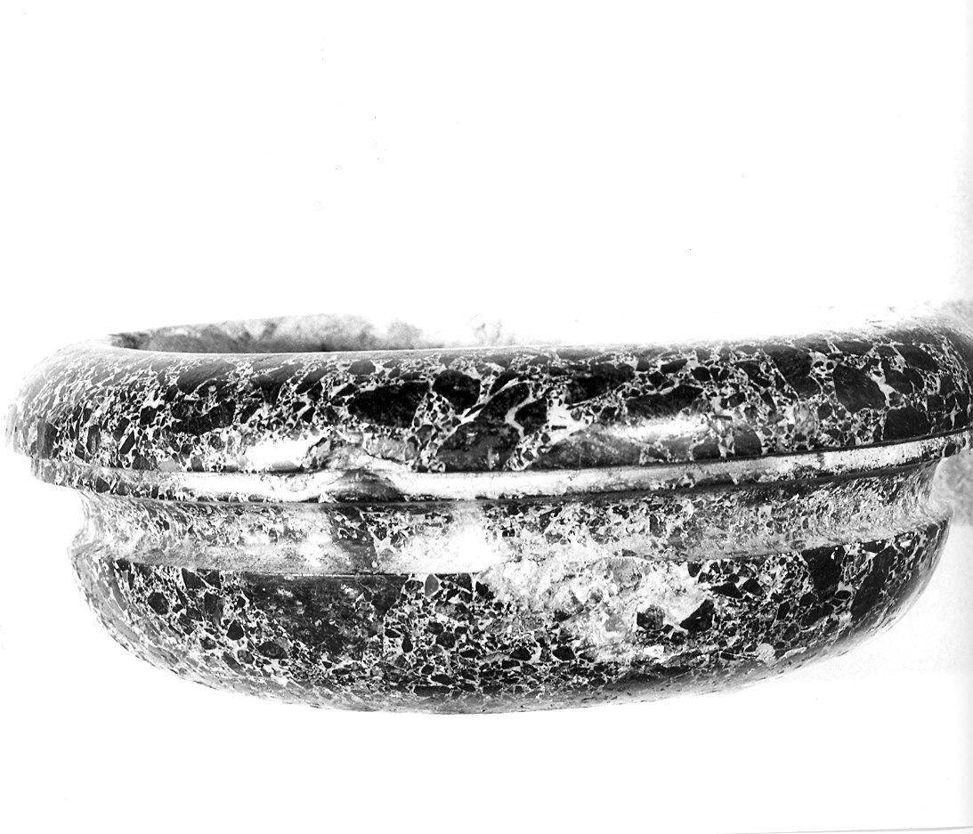 acquasantiera - ambito piacentino (fine sec. XIX)