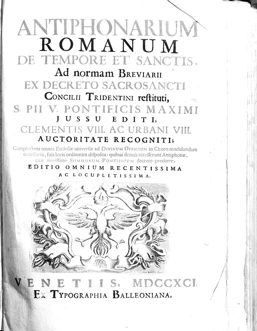 coperta di libro liturgico - ambito piacentino (sec. XVIII)