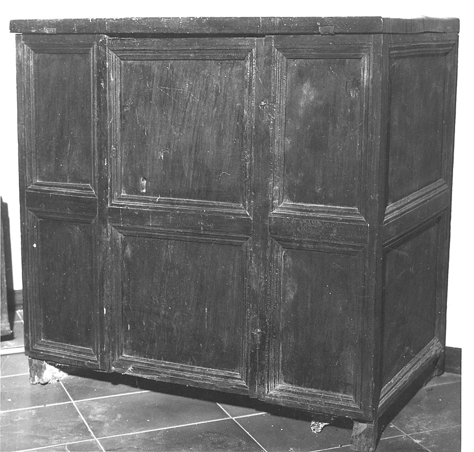 armadio da sacrestia - ambito piacentino (sec. XIX)
