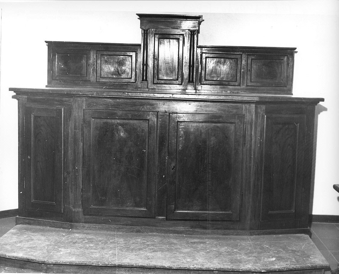 armadio da sacrestia - ambito piacentino (sec. XIX)