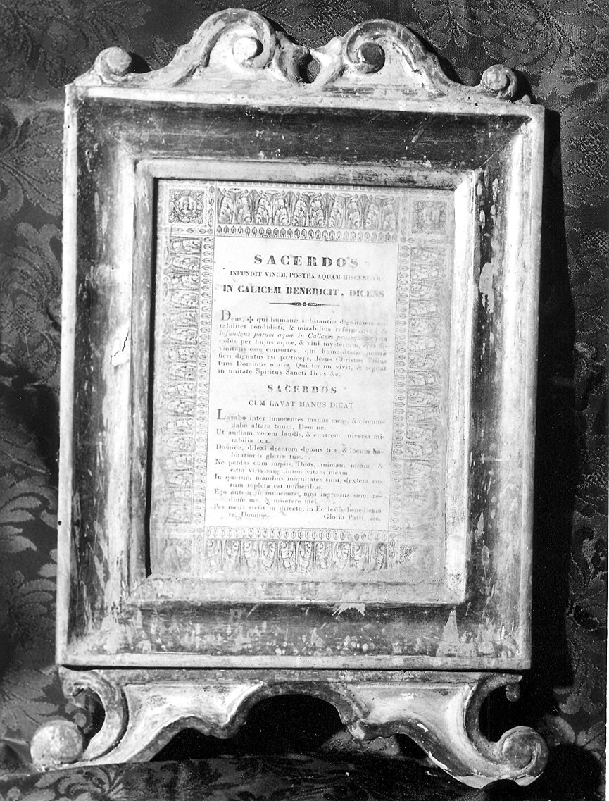 cartagloria - ambito piacentino (seconda metà sec. XVIII)