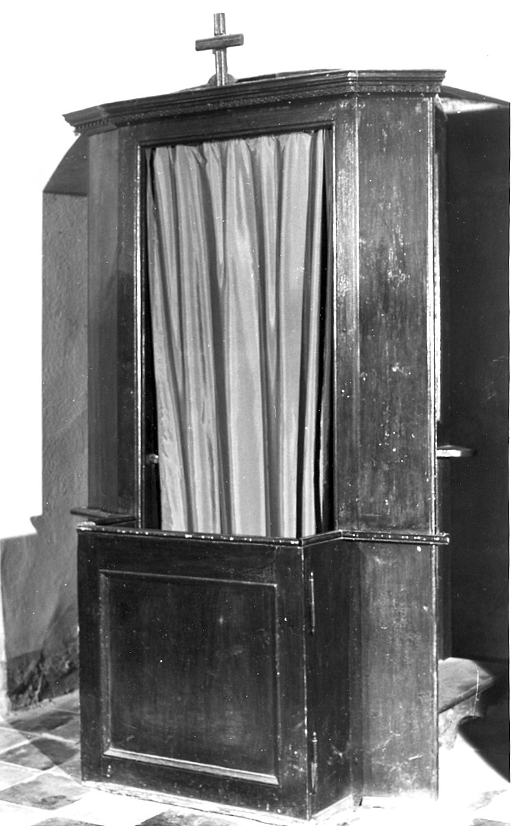 confessionale - ambito piacentino (inizio sec. XIX)