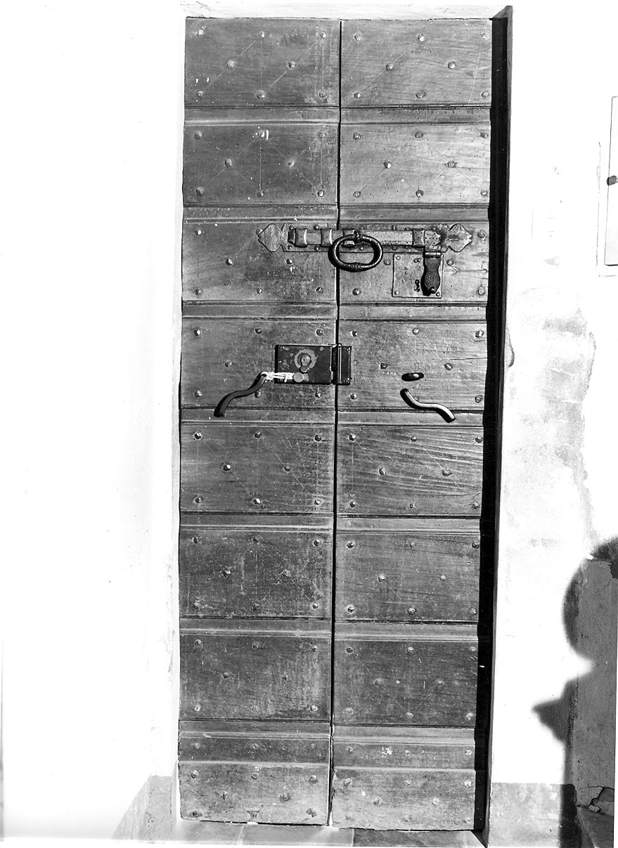 porta - a due battenti - ambito piacentino (sec. XIX)