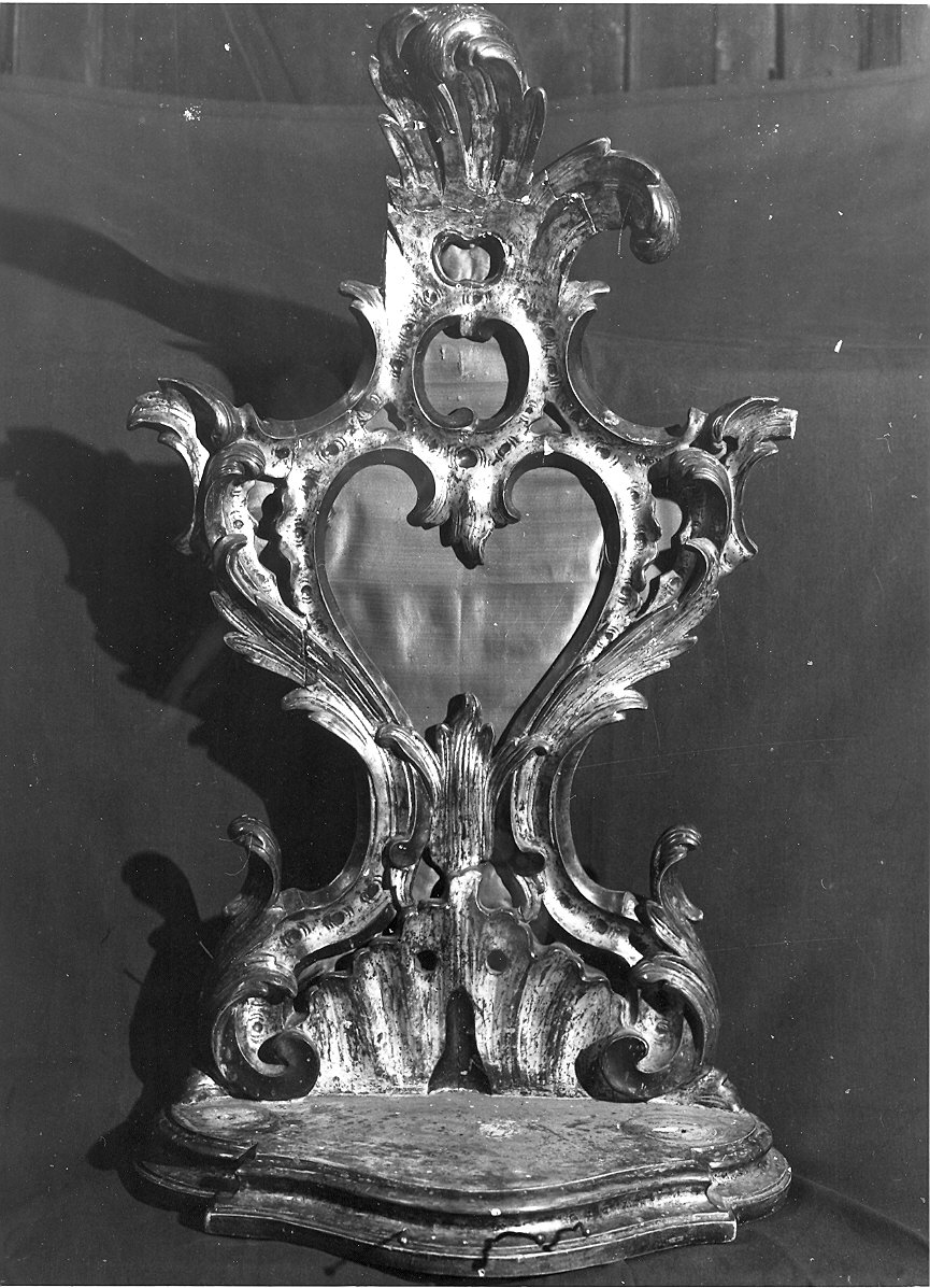 tronetto per esposizione eucaristica - ambito piacentino (prima metà sec. XVIII)