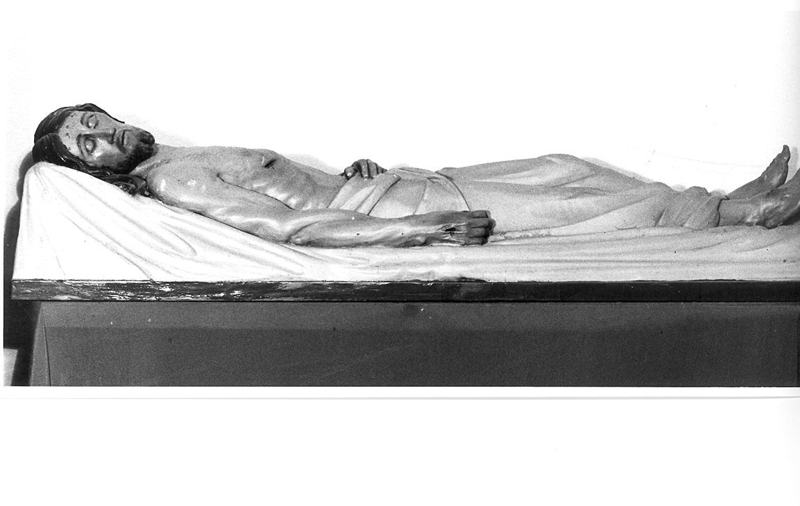 Cristo morto (statua) - ambito trentino (inizio sec. XX)