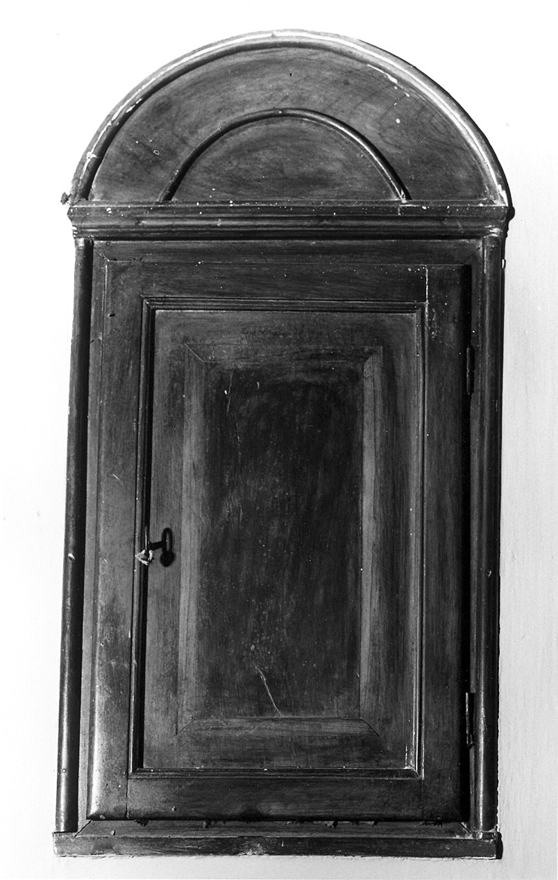 armadietto per oli santi, coppia - ambito piacentino (inizio sec. XX)